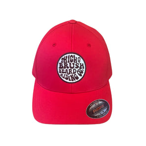 THIGHBRUSH® BEARD RIDING COMPANY - FlexFit Hat - Red
